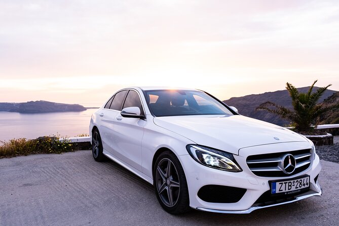 24h Luxury Santorini Transfer or Arrival or Departure one way - A smoother first hour on Santorini