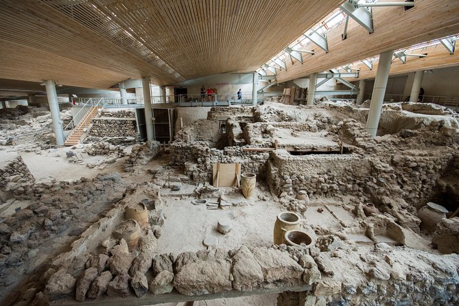Archaeological Bus Tour to Akrotiri Excavations & Red Beach - Timing, pickup, and group size need careful planning