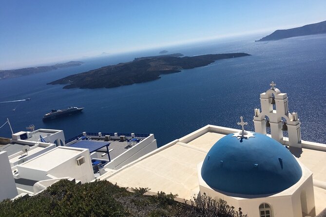 Best of Santorini: 3-hour Private Tour with a Local Guide - Firostefani and the blue-domed church