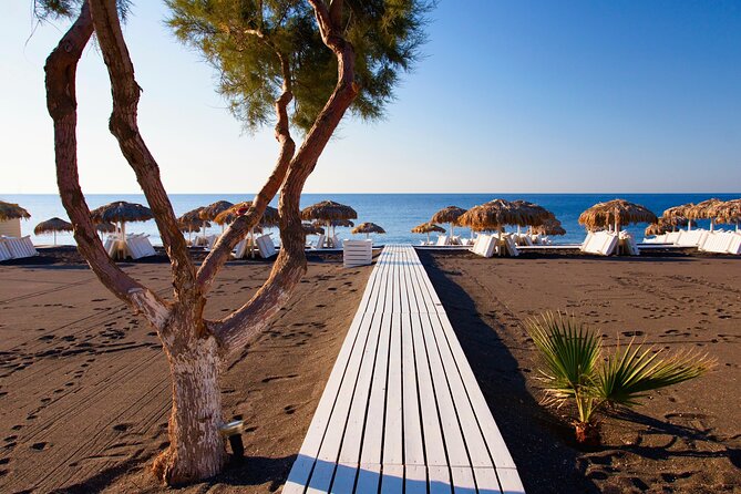 Best of Santorini Full Day Private Trip From Mykonos - Red Beach gives you Santorini’s volcanic edge