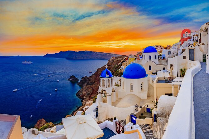 Best of Santorini Full Day Private Trip From Mykonos - Perissa gives you two hours for swimming and lunch