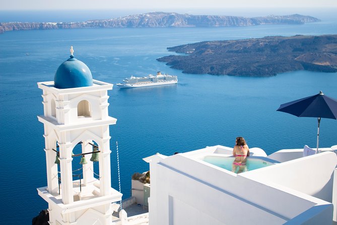Blue Dome And Oia Sunset Small Group Transfer - Starting in Firostefani with the blue dome