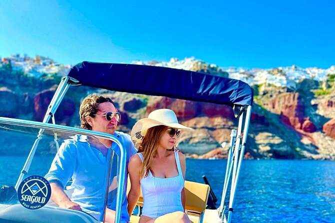 Boat Rental in Santorini - Your first moments on the boat