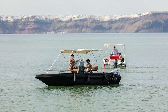 Boat Rental in Santorini License Free - Taking the helm from Vlichada at 10 a.m.