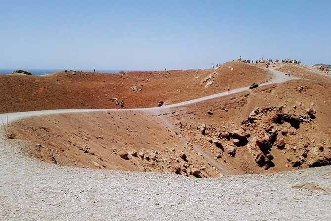 Caldera Private Cruise & Volcano Hike - Swimming at Agios Nikolaos Islet