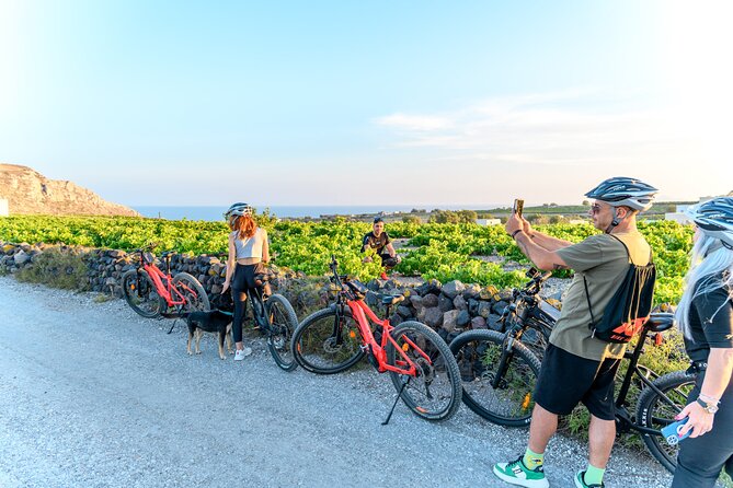 E-Bikes Rental in Santorini - Riding the volcanic south