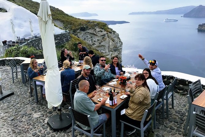 Experience Like a Local Santorini Food and Wine Tasting - Group size, transport, and pace