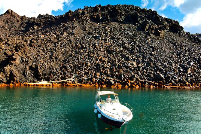 Explore Santorini and its volcanic wonders with Alex Private Boat - Practical details before you step aboard