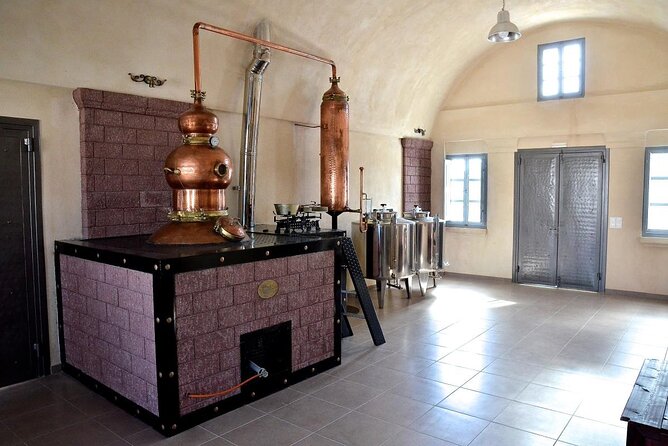 Flavors of Santorini Food and Wine Private Sunset Tour - Santo Wines is the sunset finale