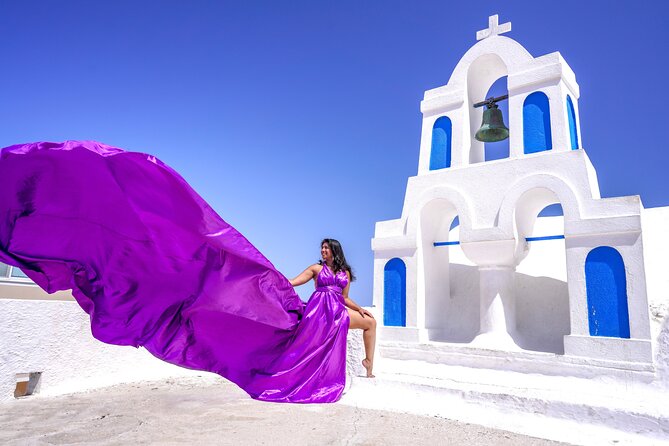 Flying Dress Experience -Private Santorini Photoshoot - Getting to the meeting point and planning your arrival