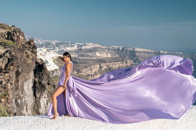 Flying Dress Photo © Photoshoot in Santorini: Express Package - Three retouched photos and eight color-corrected images