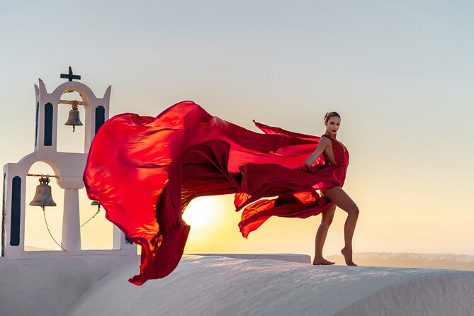 Flying Dress Photoshoot in Santorini by Flying Dress Photo © - Choosing a Dress That Works for You