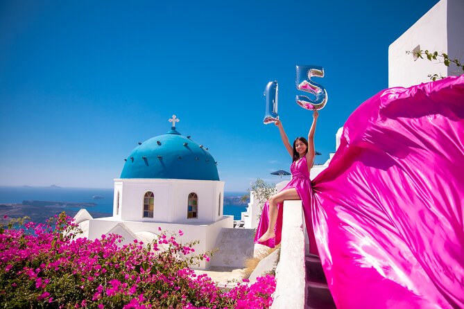Flying Dress Photoshooting Santorini - Is $476.57 per person good value?