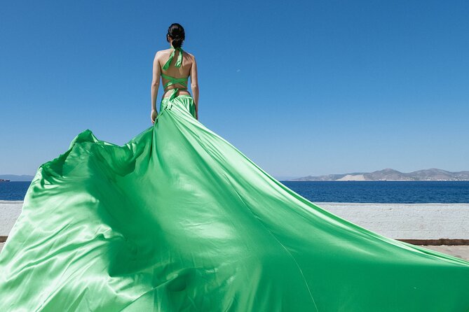 Flying Dress Private Photoshoot Santorini - The Strongest Parts of the Experience