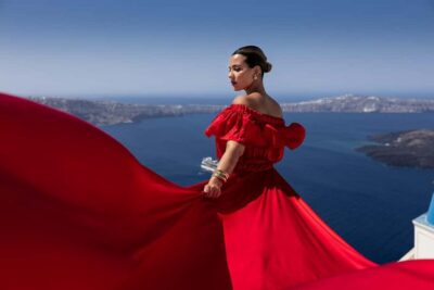 Flying Dress Santorini
