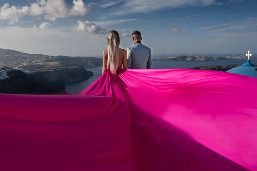 Flying Dress Santorini - Small details that make the experience work better
