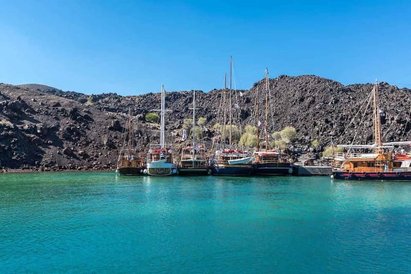 From Santorini: Volcano Cruise With Oia Sunset - Nea Kameni and the €5 Volcano Walk