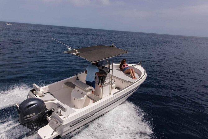 Full Day Boat Rental with License in Santorini - Making Thirasia your long lunch stop