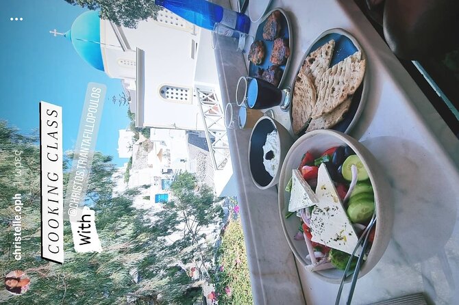 Greek Cuisine Cooking Class in Santorini with Recipes and Wine - The meal at the end is the payoff