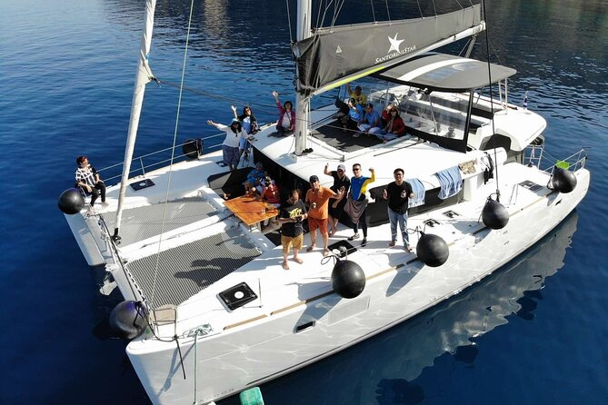 Half-Day Tailor-made Private Catamaran Cruise in Santorini - Passing Fira’s Old Harbor and viewing Oia