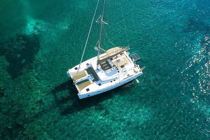 Island Hopping: Santorini Catamaran Charter Cruise with a skipper - Day 1: Leaving Santorini and setting your course