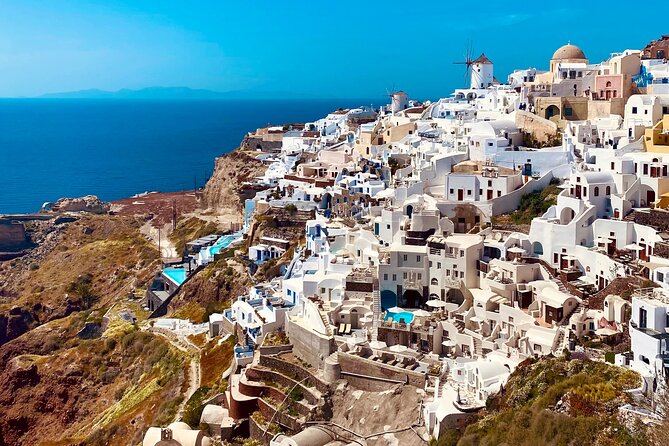 Luxury Full Day Private Sightseeing Tour in Santorini - Pyrgos and Profitis Ilias