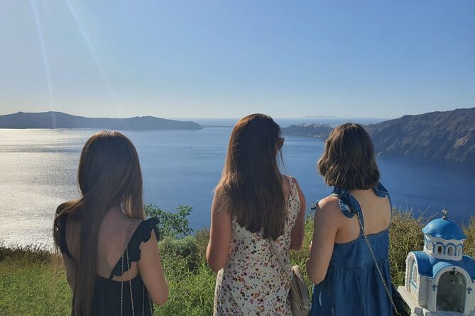 My Ultimate Half-Day Private Santorini Road Trip - Firostefani and the Three Bells view