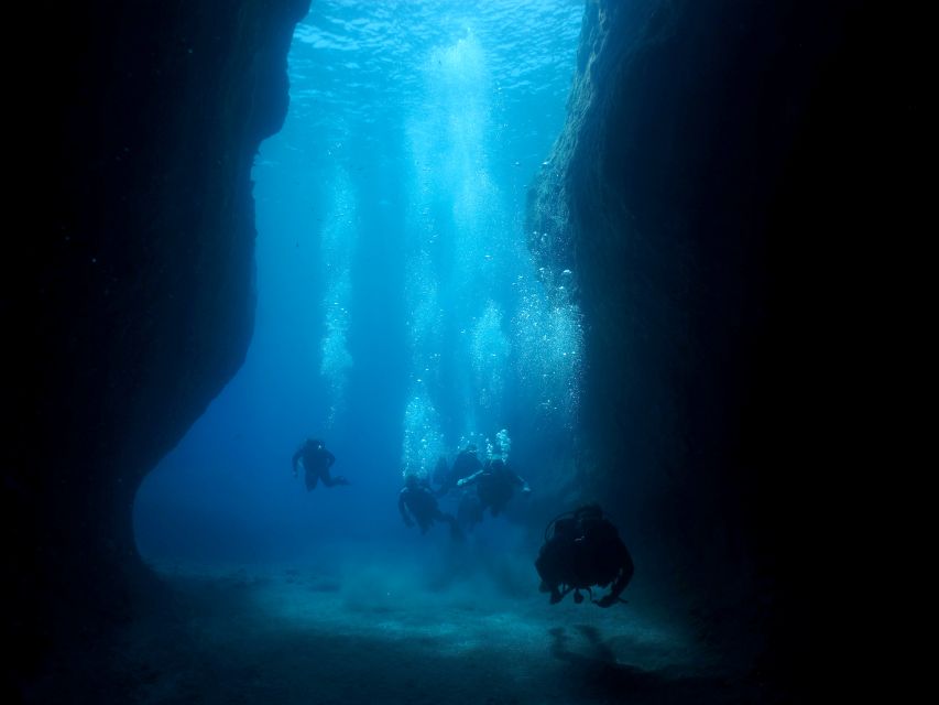 Oia: 2 Guided Scuba Dives off Santorini for Certified Divers - Santorini below the postcard view