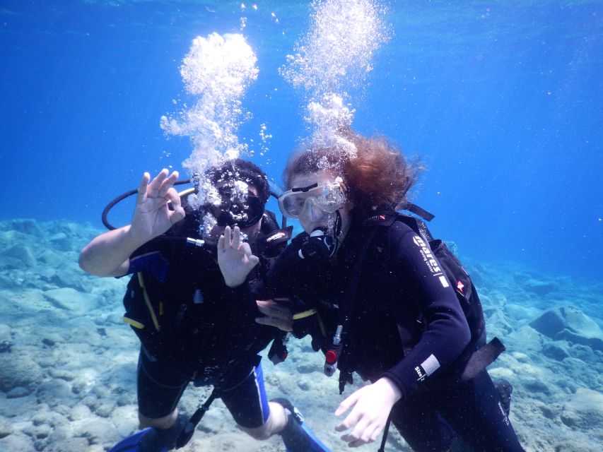 Oia: 2 Guided Scuba Dives off Santorini for Certified Divers - Two tanks around the Caldera and volcanic islands