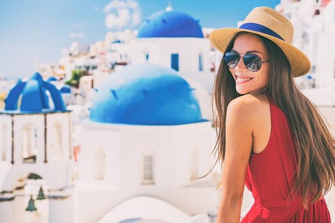 Oia Sunset and Traditional Villages Full Day Tour - Profitis Ilias and Santorini from above