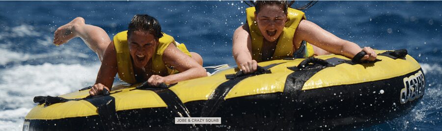 Perissa: Santorini Jet Skiing, Tubing, and Kayaking Package - Who will get the most from this package