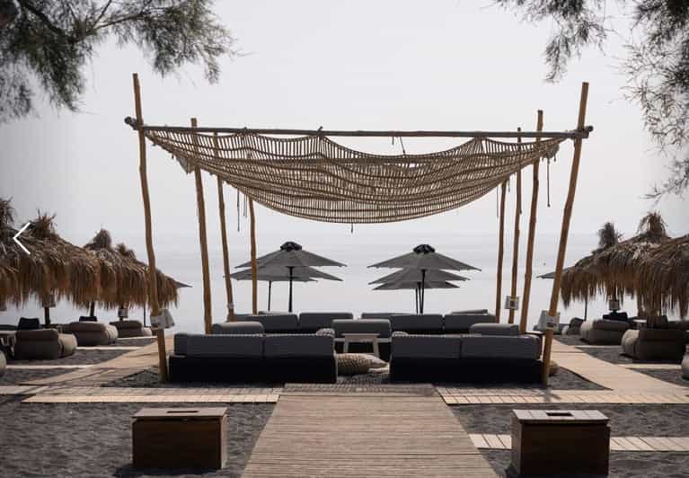 Perivolos: Beach Experience at Wet Stories - Cocktails, snacks, and Mediterranean food