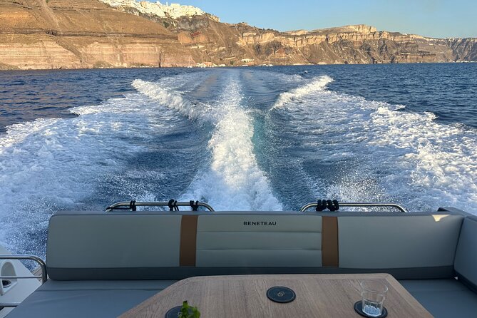 Private Caldera Cruise with Motor Yacht in Santorini - Red Beach from the water
