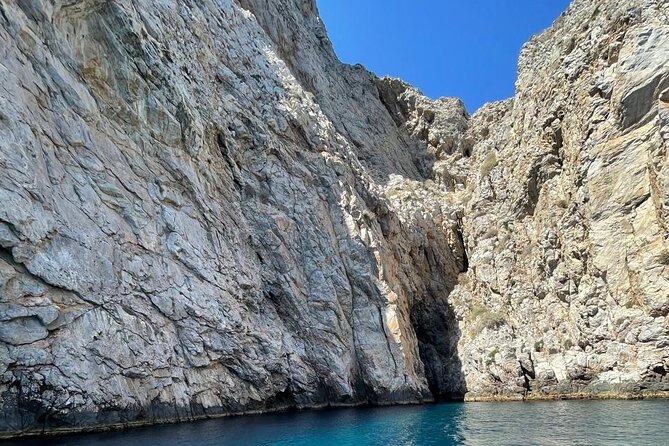 Private Caldera Cruise with Motor Yacht in Santorini - White Beach and the best swimming break