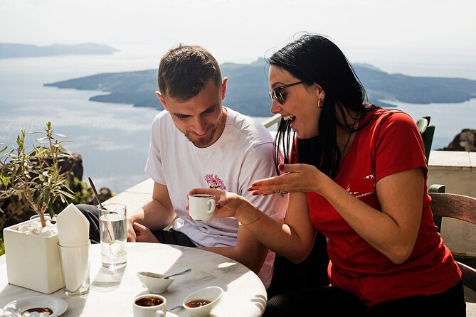 Private Captivating Santorini Highlights Tour inc. tastings - Four Santorini wines at Venetsanos Winery
