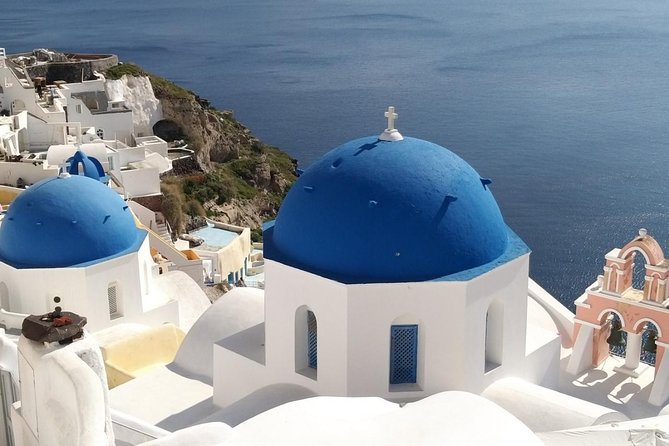 Private Classic Santorini Panorama: Visit the most popular destinations! - Profitis Ilias: the island from its highest point