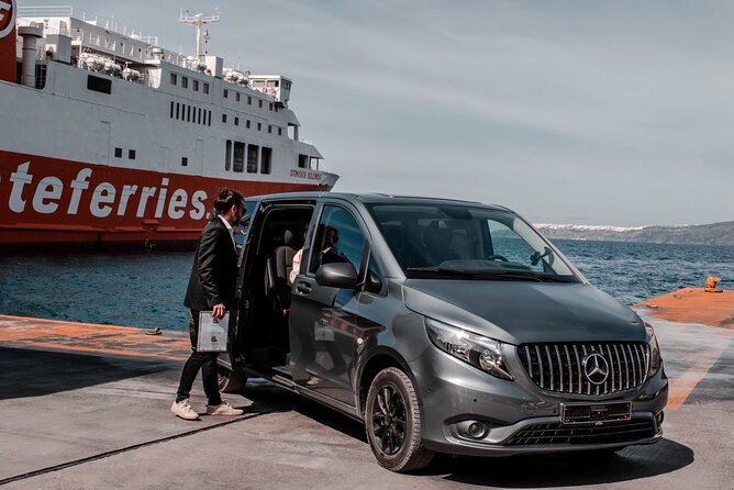 Private Customized Santorini Land Tour with a Local Driver - Perissa pairs black sand with a real break