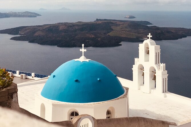 Private Discovery Tour with Wine Tasting - Akrotiri - Red beach - Red Beach from the overlook