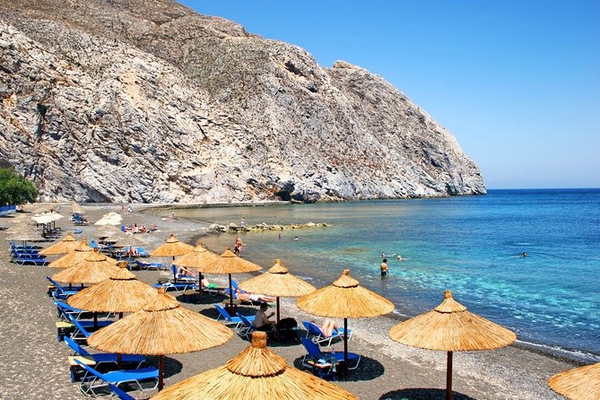 ~PRIVATE Full Day Santorini road tour 8 hours Book with us~ - Santorini’s vineyards and the optional tasting
