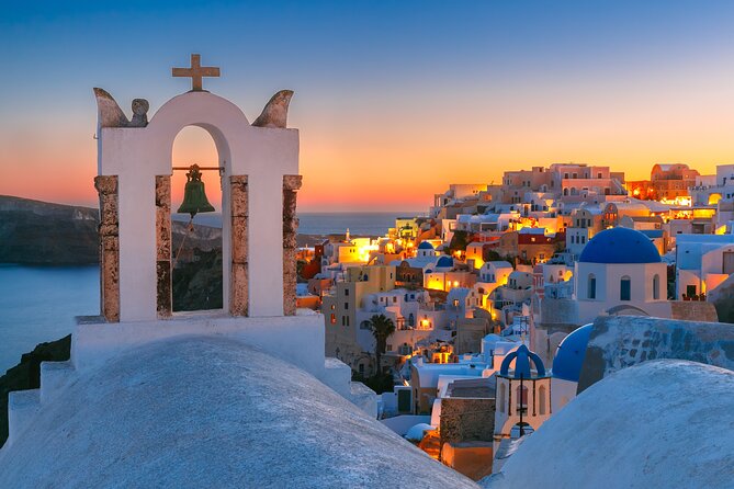 Private Guided Full Day Tour of Santorini - Oia gives the day its postcard opening
