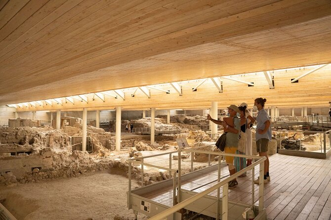 Private Guided Tour of Akrotiri Excavations in Santorini - Walking through a Bronze Age city