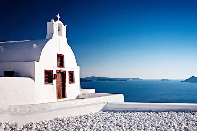 Private Half-Day Sightseeing Tour of Santorini - Perissa and Perivolos for black sand and sea time
