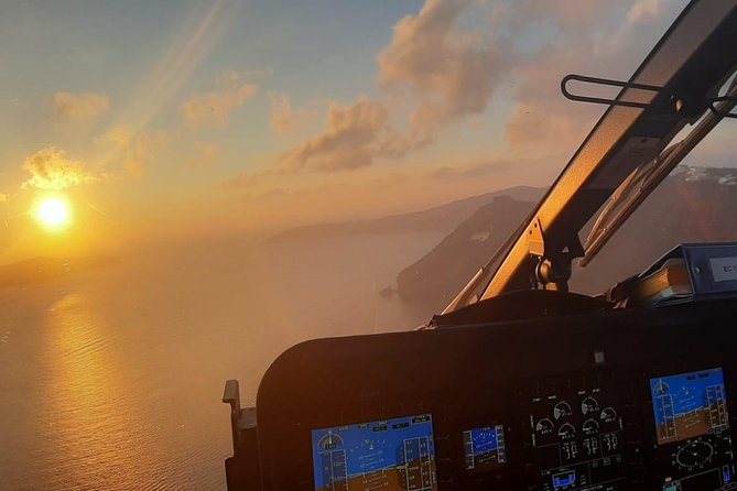 Private Helicopter Tour Santorini 30 minutes - up to 4 passengers - Thira and the Caldera From Above