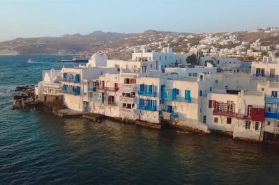 Private Helicopter Transfer from Santorini to Mykonos