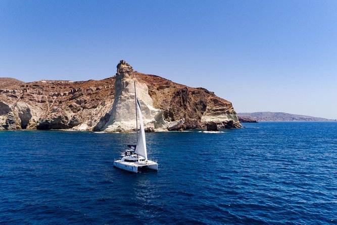 Private Luxury Caldera Cruise with a rich BBQ meal and Open Bar! - Swimming time instead of a rushed photo stop