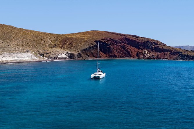 Private Luxury Caldera Cruise with a rich BBQ meal and Open Bar! - A route that can finish near Oia