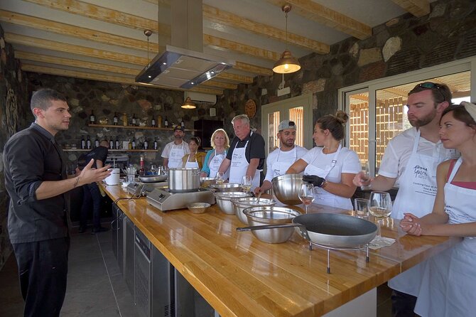 Private Santorini Cooking Class & Wine Tasting Tour - The practical side of a six-hour tour