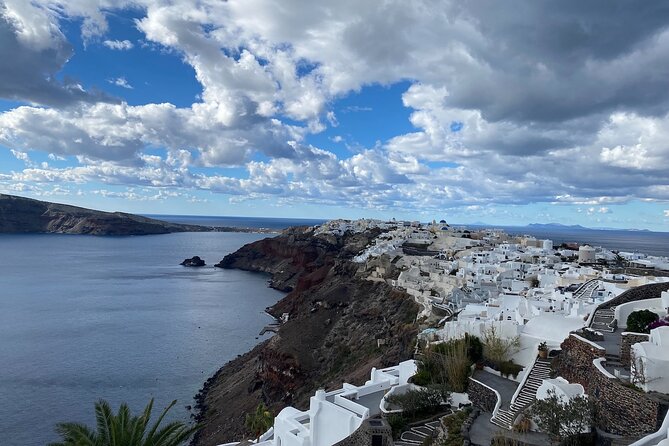 Private Santorini Highlights Tour – Scenic Views & Local Insight - Akrotiri closes with the volcanic coast