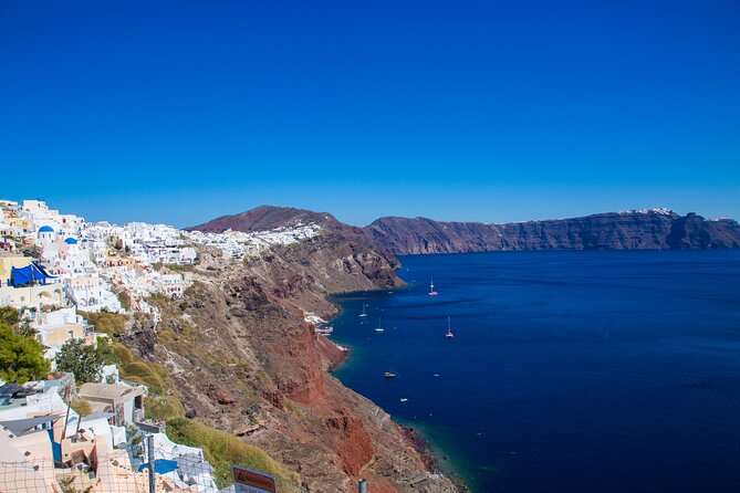 Private Santorini Sightseeing Tour – Customizable,Cruise Friendly - Imerovigli and the view toward Skaros Rock