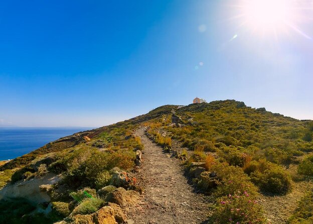 Private Santorini Villages Morning Walking Tour inc. tastings - A four-hour introduction to Santorini above the caldera